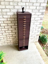 Germanow & Simon Watch Crystal Cabinet & Press with Watch Crystals