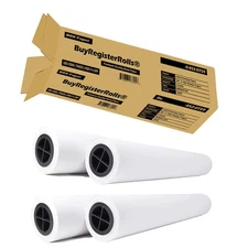 36’’ x 150’ Plotter Paper (New & Premium 4 Rolls) 20 lb Uncoated 96 Bright Wh...