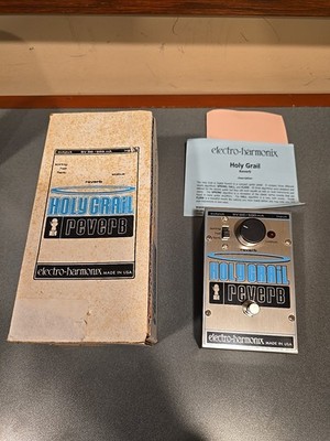 Electro Harmonix HolyGrail Guitar Effect Pedal Made In USA Holy Grail In Box