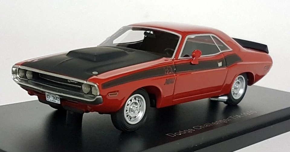 Dodge Challenger T/A 1970 Bos 1/43 - 43645 rojo/negro coche modelo resina Foto 3 de 4
