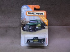 Matchbox 2019 21 Green 1935 35 Ford Pickup Flathead V8 Hot Rat Rod Shop Truck Matchbox 2019 21 Green 1935 35 Ford Pickup Flathead V8 Hot Rat Rod Shop Truck