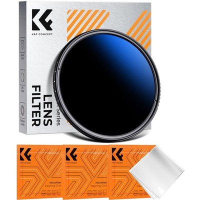 ND Filter 62mm Variabel Graufilter ND2-ND2000 für Fotografie und Video