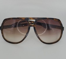 Gucci GG 1817 Women s Oversized Aviator Tortoise Brown Gradient UV400 140mm