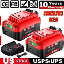 For Craftsman V20 Battery Lithium CMCB205 CMCB204 CMCB202 20V Battery/Charger