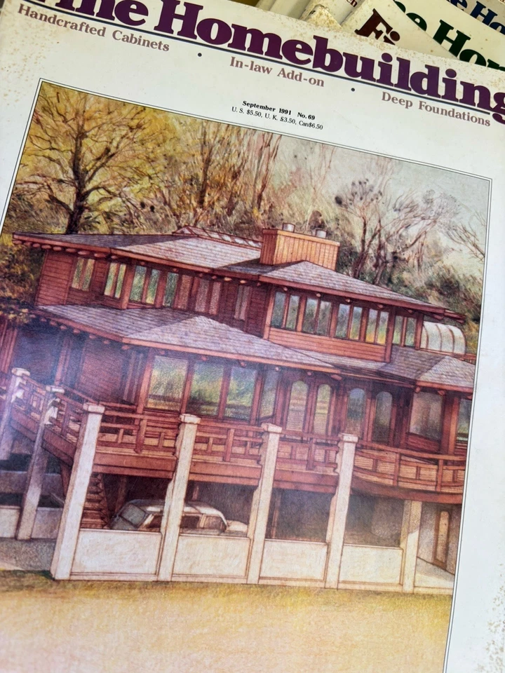 LoT of 9 FINE HOMEBUILDING Tauntons Magazine Back Issues ‘90’s Housebuilding - Image 2 of 4