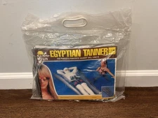 Vintage Strange Odd Pool Float Egyptian Tanner JAWS Sun n Fun Pharaoh Mummy NOS