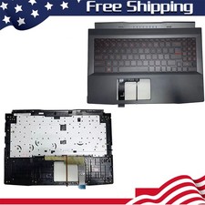 Palmrest Upper Case For MSI Katana GF66 MS-1581 MS-1582 Red Backlit Keyboard