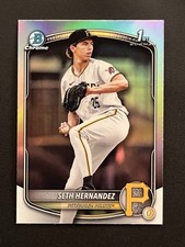 Seth Hernandez 2025 Bowman Draft Chrome 1st Refractor Prospect #BDC-25 Pirates