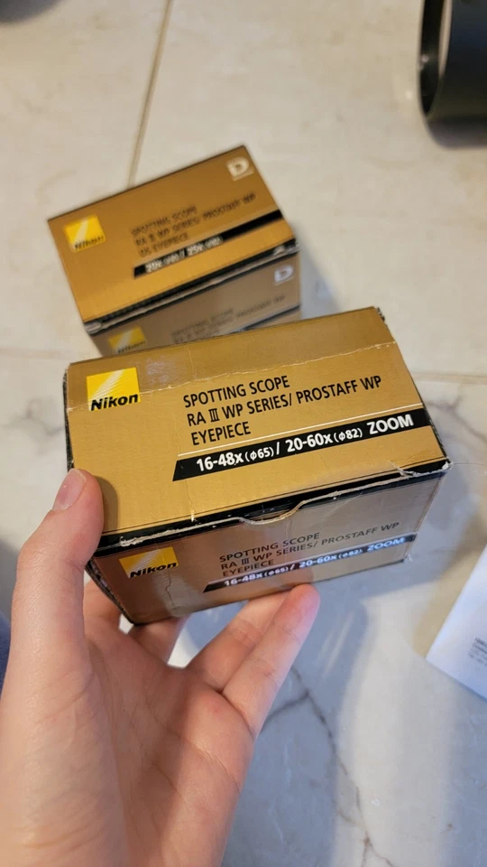 Nikon RAIII 82 Waterproof ProStaff telescope lens with eyepieces and target... - Image 2 of 4