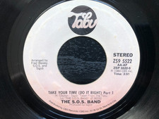 The S.O.S. Band TAKE YOUR TIME (Do It Right) 1980 Tabu 45 rpm single EX