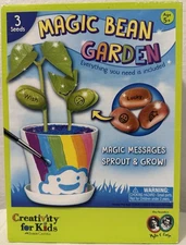 MAGIC BEAN GARDEN Creativity Kit For Kids Decorate Pot Plant & Raise Magic Beans