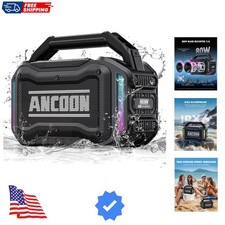 Speakers Bluetooth Wireless: 80WPeak Loud Speaker with Bass, 20H Playtime, Wa...