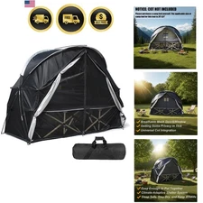 Camp Tent for One Person Breathable Mesh Screen Waterproof Shelter All Weather