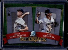 Jacob Misiorowski Eric Brown Jr. 2022 Bowman Draft #BJ-4 Blackjack Qty Available
