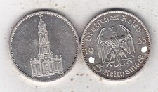 D#57 Germany Third Reich. JG 357: 3 Mark 1935 1 piece collector collector lot