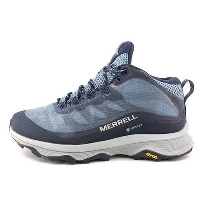 Merrell Moab Speed 2 Mid GTX Hiking Boots Womens Size 9 EUR 40 Navy Outdoor