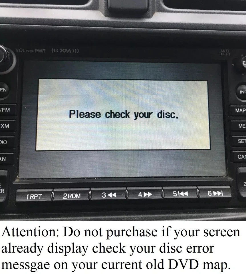 2006 2007 HONDA RIDGLINE ACCORD PILOT ACURA MDX NAVIGATION DVD VER 4.56A OEM๐ - Image 2 of 4