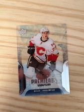 2016-17 Upper Deck Ice #135 Mark Jankowski RC 0566/1299 Calgary Flames