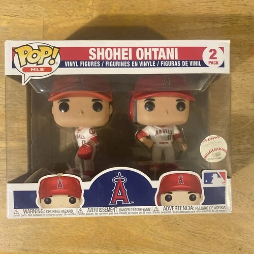 Funko Pop! MLB Shohei Ohtani 2-Pack Los Angeles Angels Exclusive White Jersey