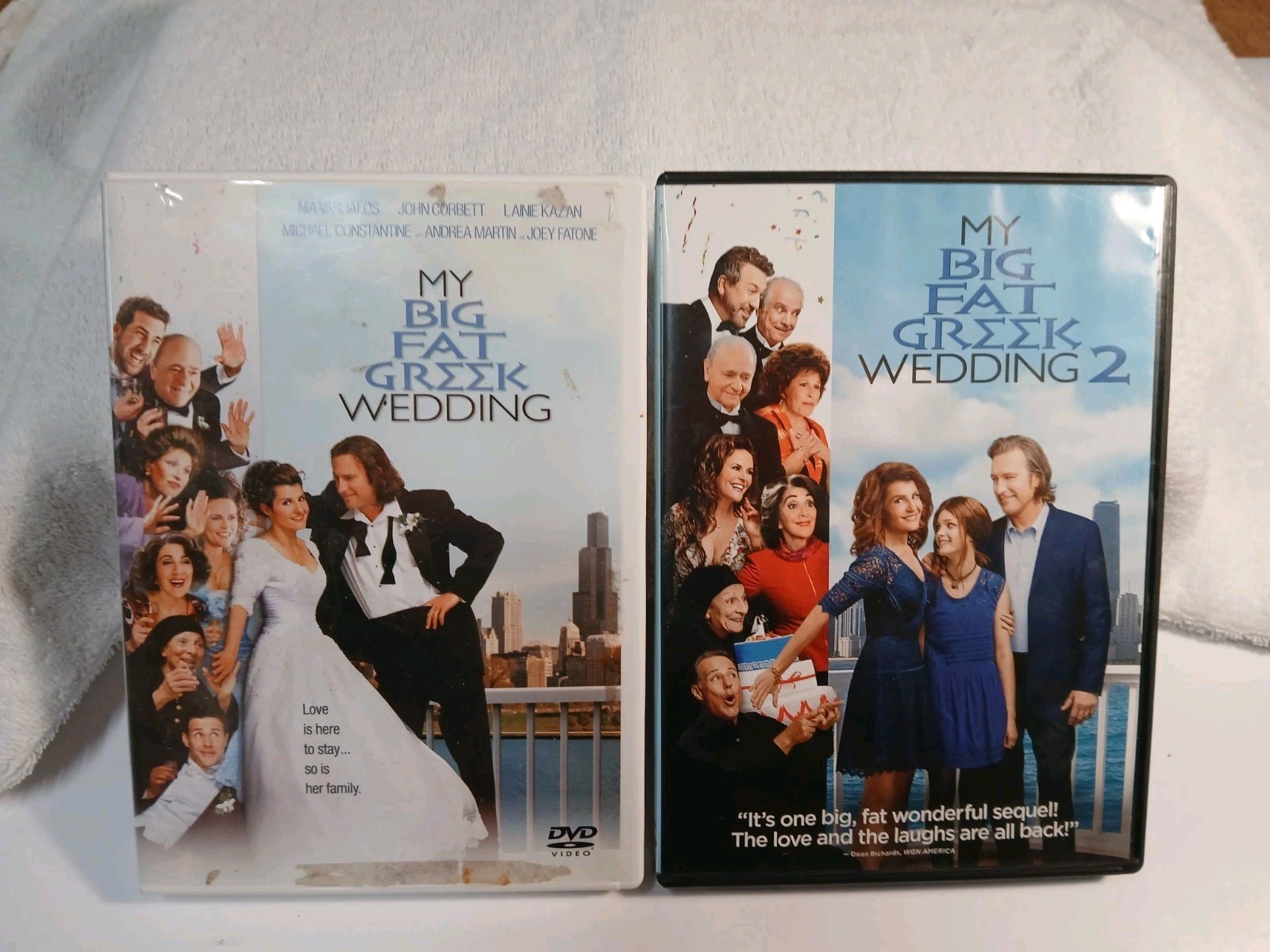 My Big Fat Greek Wedding 1 + 2 DVDs Pre-Owned
