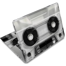 SUPERDANT Retro Cassette Tape Laptop Skin Sticker Decals 38x27cm, gray