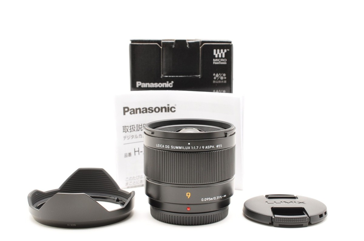Top MINT in Box ] Panasonic LEICA DG SUMMILUX 9mm F/1.7 ASPH. H