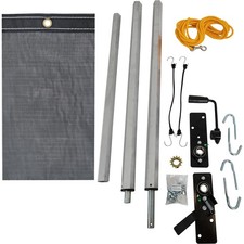 Buyers Products, Aluminum Tarp System With Mesh Tarp 6-1/2 x 18ft., Model