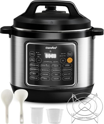 Pressure Cooker Non-Stick  Slow Cooker Steamer 8 Quarts -16 in 1 Electric  NIB!!
