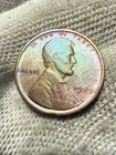 1909 VDB Philadelphia Mint Copper Lincoln Red  AU +Wheat Cent High Grade Toned