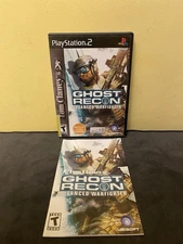 Ghost Recon Advanced Warfighter (Sony PlayStation 2, 2006) PS2 CIB *TESTED*