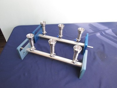 Stainless Steel Vacuum Manifold with 3 ports   filtration  2 AVAILABLE