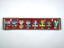 chinesische masken vintage china mini miniatur theatermasken opernmasken