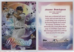 2024 Topps Update Mystical Black /299 Jasson Dominguez Domínguez Rookie RC