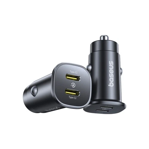 Baseus GoTrip Car Charger 30W Fast-Charging Dual Port Smart Power Distribution - Picture 6 of 19