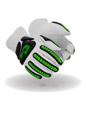 MAGID T-REX Rebel Series ANSI A6 Goatskin Para-Aramid Impact Gloves, 1 Pair, 8/M