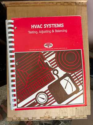 SMACNA HVAC Systems Testing, Adjusting & Balancing Spiral-Bound HVAC Textbook