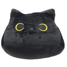 11  Cute Fat Black Cat Plush Pillow, Kawaii Stuffed Animal