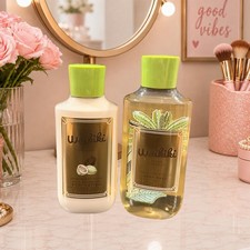 Bath Body Works WAIKIKI BEACH COCONUT Body Lotion Shower Gel 2 Piece NEW
