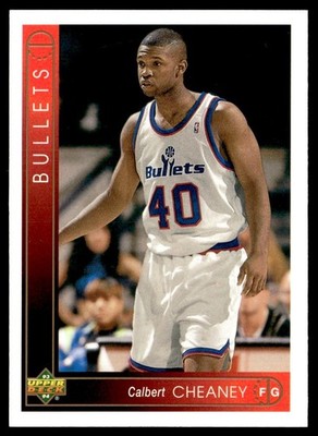 1993-94 Upper Deck Calbert Cheaney Washington Bullets #354
