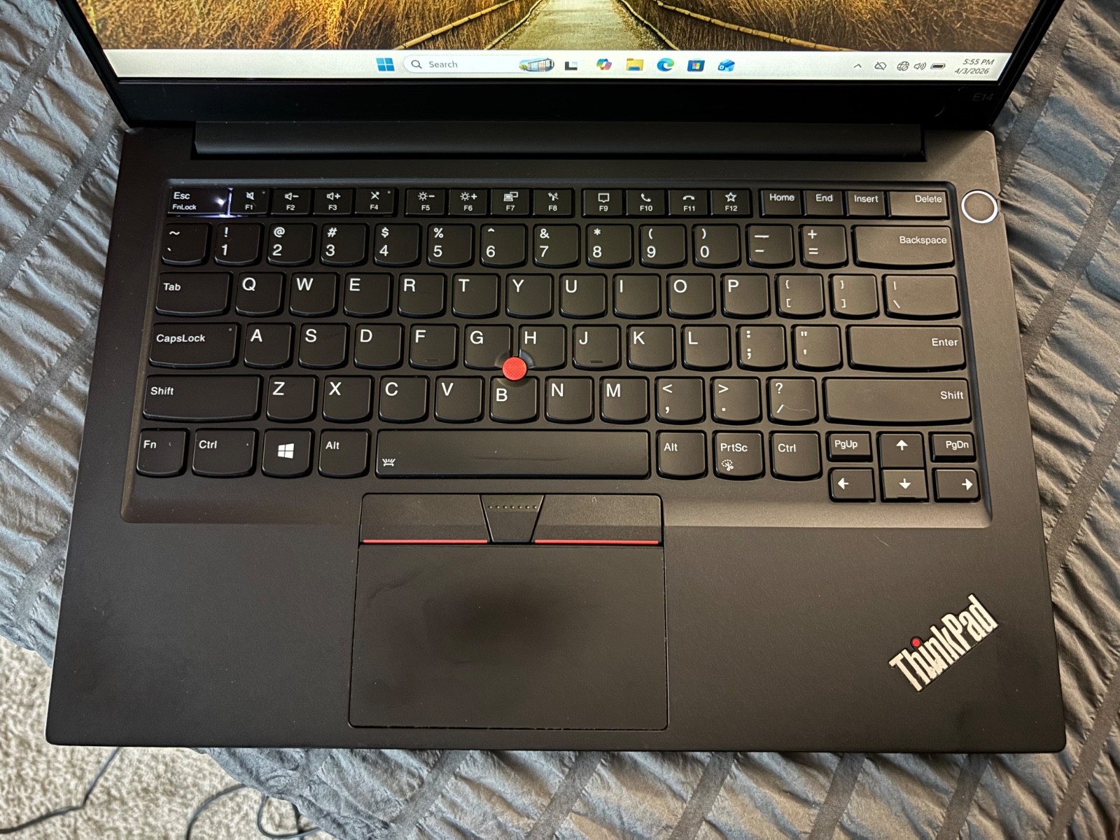 Lenovo ThinkPad E14 Gen 2, 14-Inch Laptop, with i7-1165G7, 512 GB SSD (Solid State Drive), Windows 11 Pro