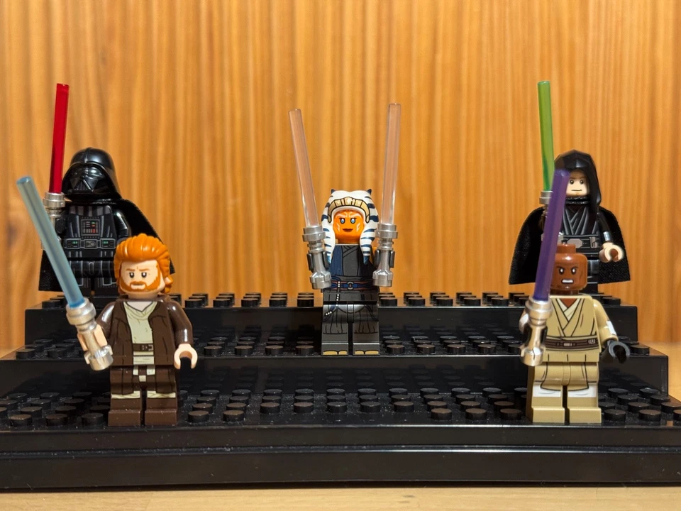 LEGO Star Wars Jedi & Sith Minifiguren Konvolut  Luke Windu Obi-Wan Ashoka Vader - Bild 2 von 4