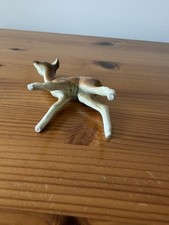 West German marked Deer, Ceramic Figurine with High Gloss Glaze