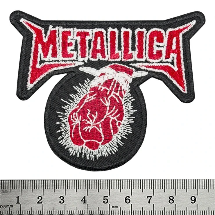 Death Band Logo Large Embroidered Sew-On Back Patch for Jacket Vest