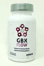 Amare Global GBX Flow 60 Capsules - New/Sealed! Antioxidants! Exp 3/2026