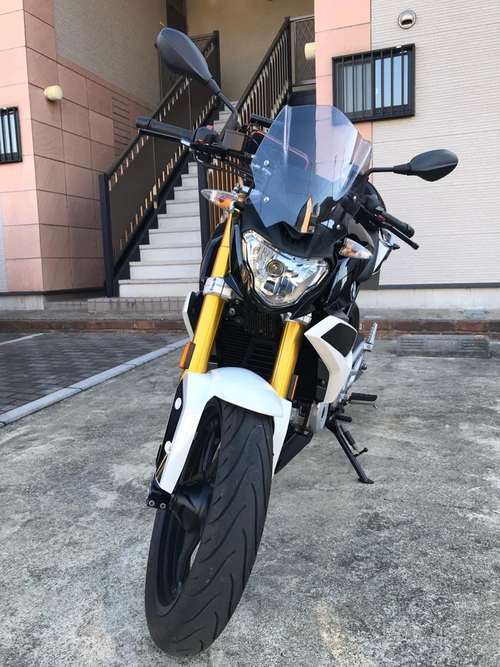 WOLFLINE Windshield Deflector for BMW G310R 2016-2024 Light Smoke US Stock Foto 3 de 4