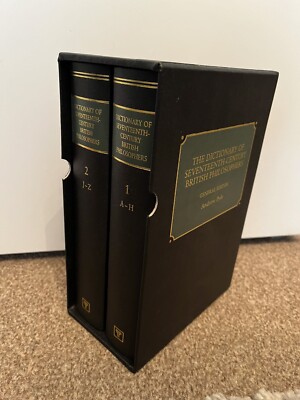 The Dictionary of Seventeenth Century British Philosophers by Andrew Pyle Folio
