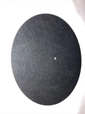 12" Black Replacement Felt Slipmat 3mm Record Player Turntable Platter slip Mat