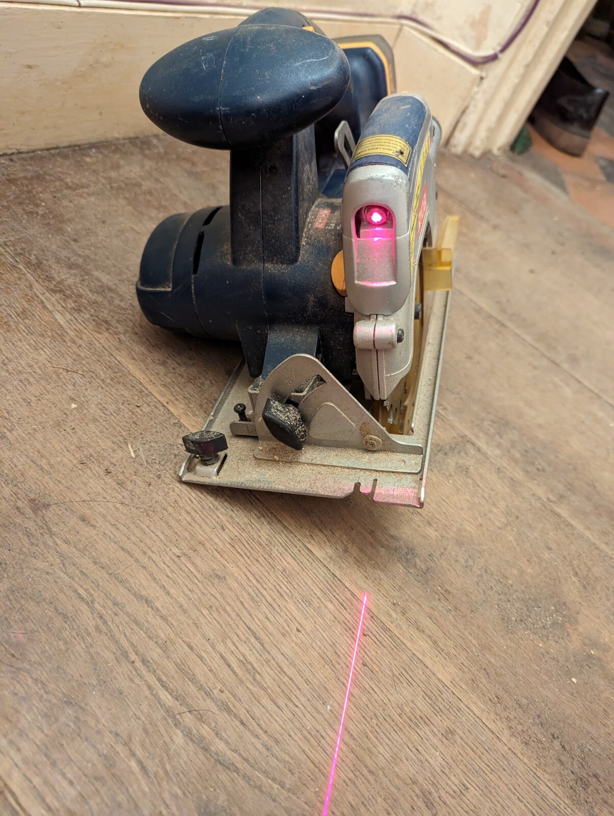 Ryobi 18v cordless circular saw with laser guide eBay