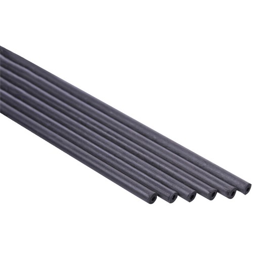 Black Carbon Fiber Rod Dia 1mm - 6mm Hollow Round Tube Bar Shaft For RC Airplane - Picture 9 of 9