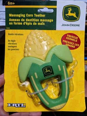 john deere massaging corn teether